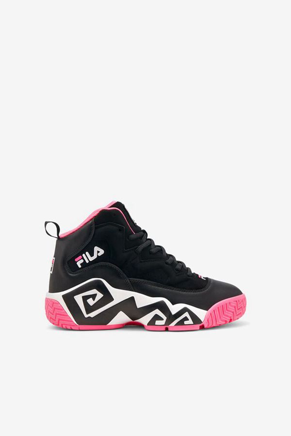 Tênis Fila Rapaz Pretas/Rosa/Branco - Fila Little Mb Portugal Online,BLQI-35214